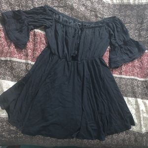 Off the shoulder short dress